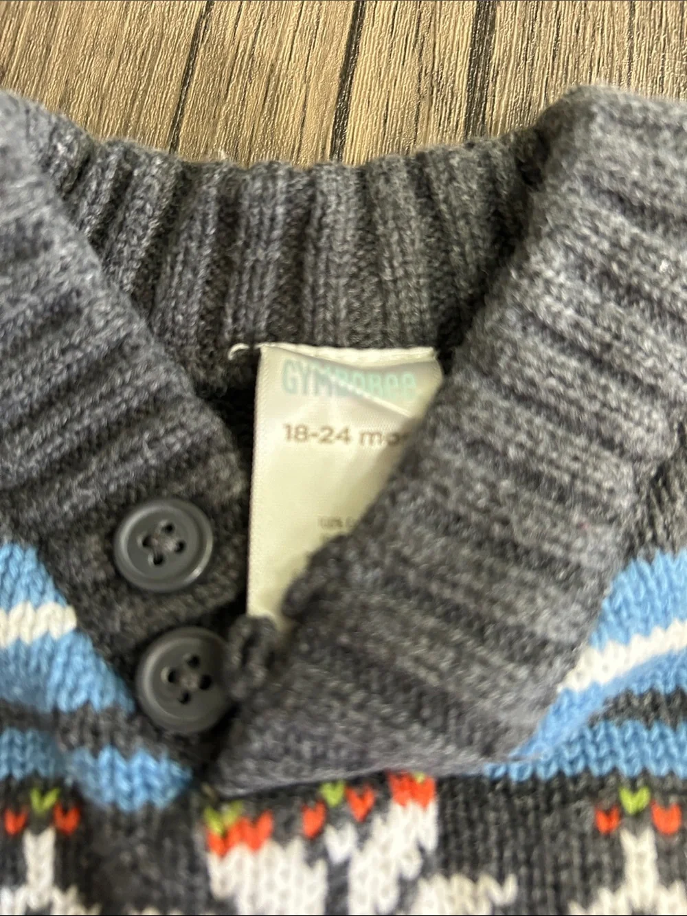 Gymboree Striped Fair Isle Sweater size 18-24 months
